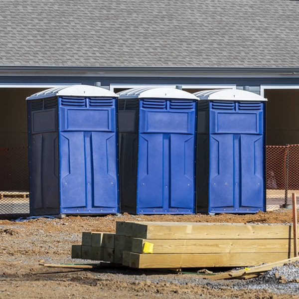 can i customize the exterior of the porta potties with my event logo or branding in Northville MI